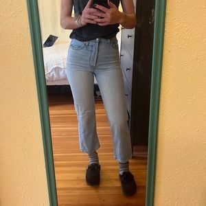 Levi’s ribcage straight ankle